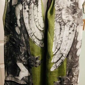 NWT Artistic Oversized Angel Wings Scarf by Sana – Handmade Elegance